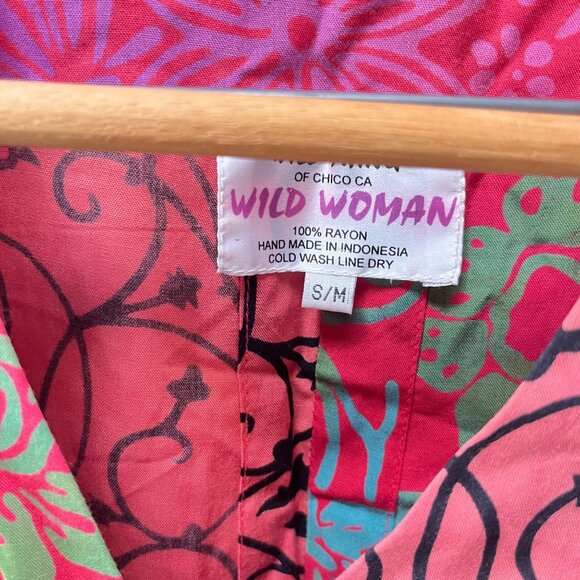 Wildthing Wild‎ Woman Multicolor Button-Up Boho Jacket S/M 100% - Picture 2 of 6